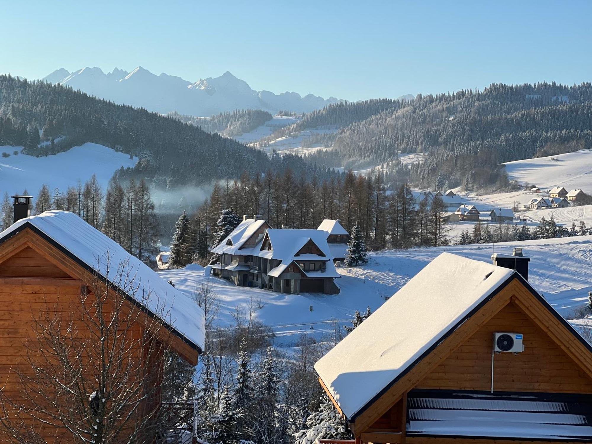 Houten Vakantiewoning "Reisnaarpolen" Royaal Ontbijt, Sauna En Hottub Czarna Góra エクステリア 写真