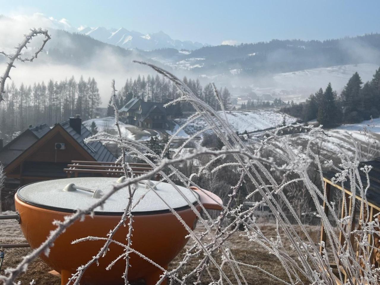 Houten Vakantiewoning "Reisnaarpolen" Royaal Ontbijt, Sauna En Hottub Czarna Góra エクステリア 写真